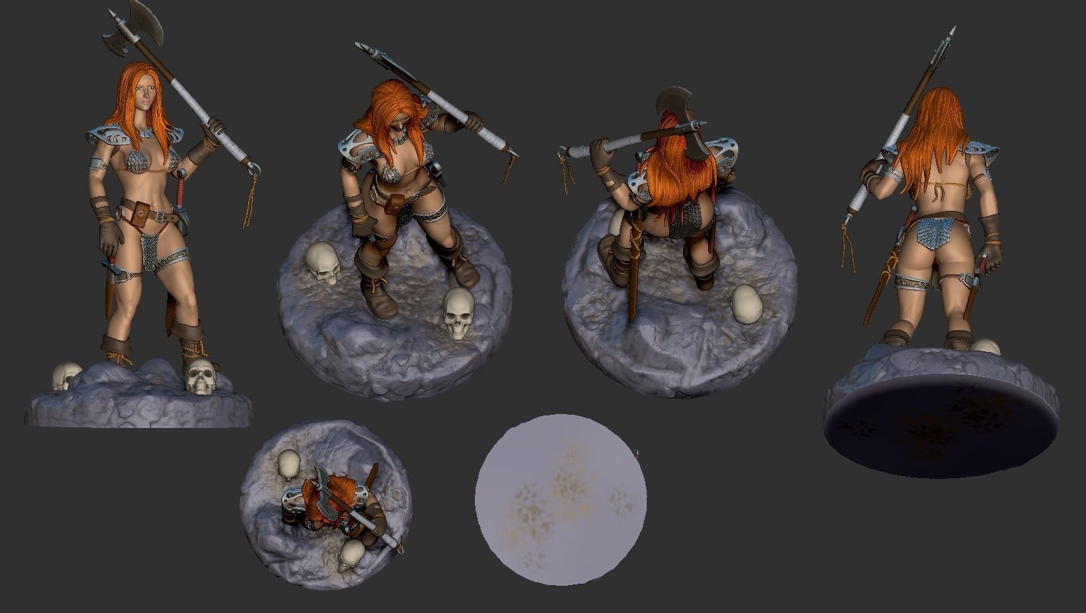 Red Sonja 3D print model_6