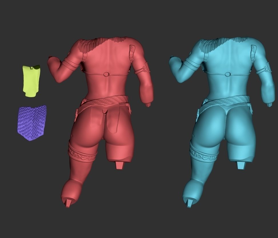 Red Sonja 3D print model_11