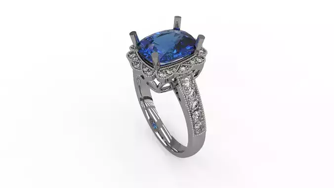 Woman Solitaire Ring 227