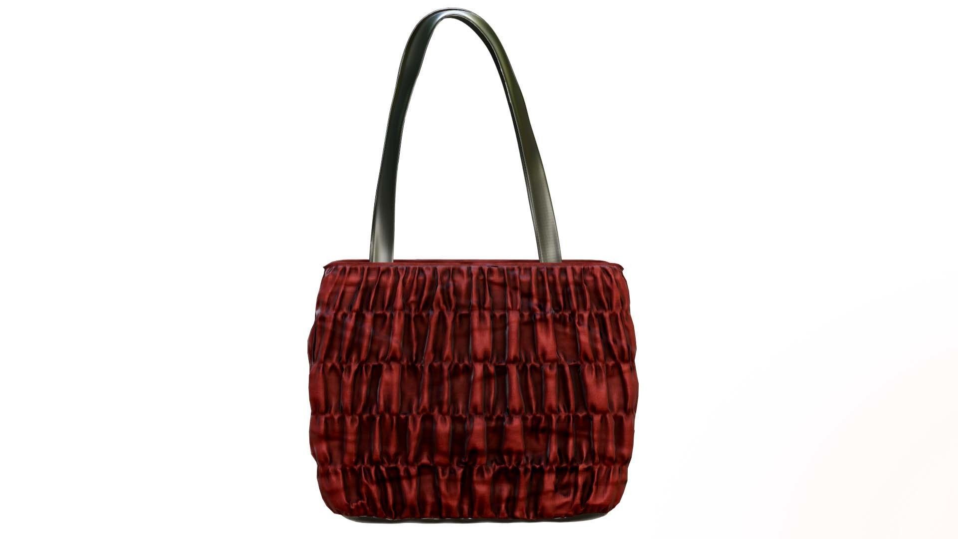 Elegant Woman Handbag Low-poly 3D model_4