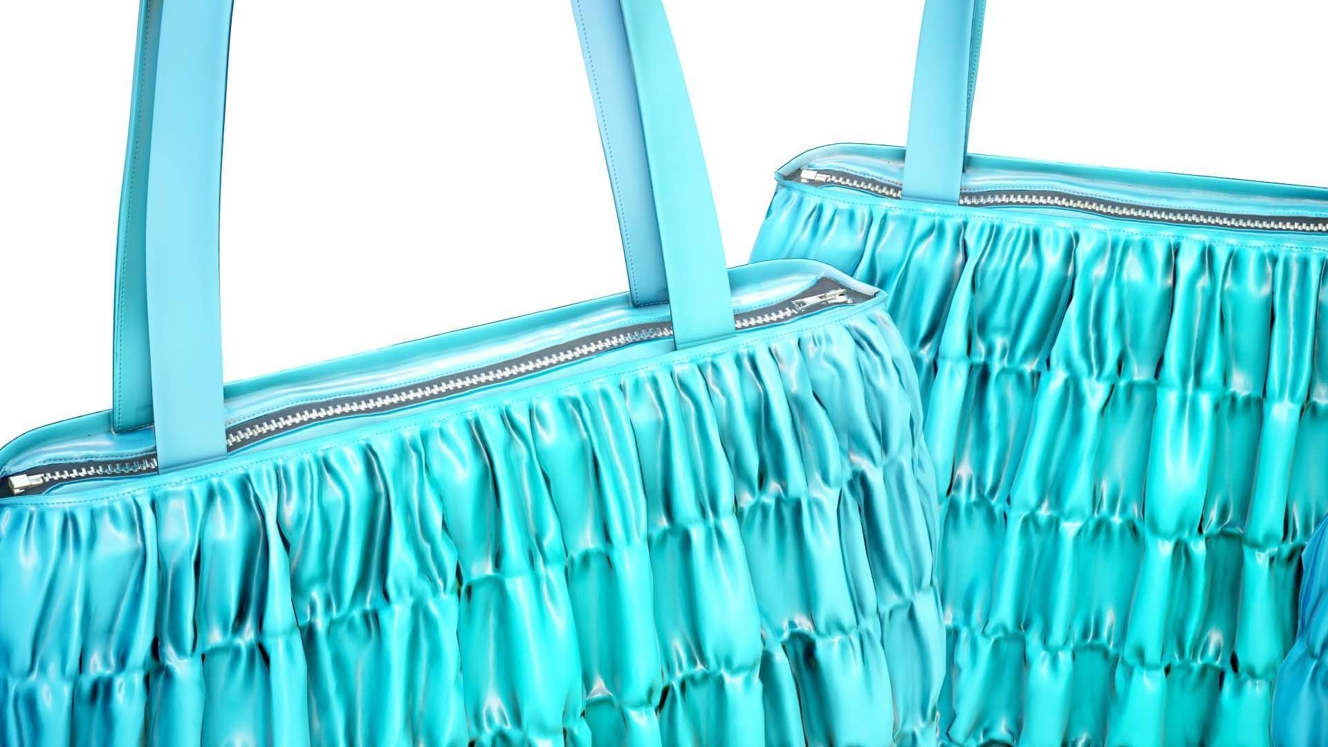 Elegant Woman Handbag Low-poly 3D model_2