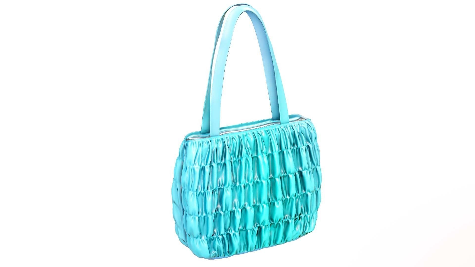 Elegant Woman Handbag Low-poly 3D model_3