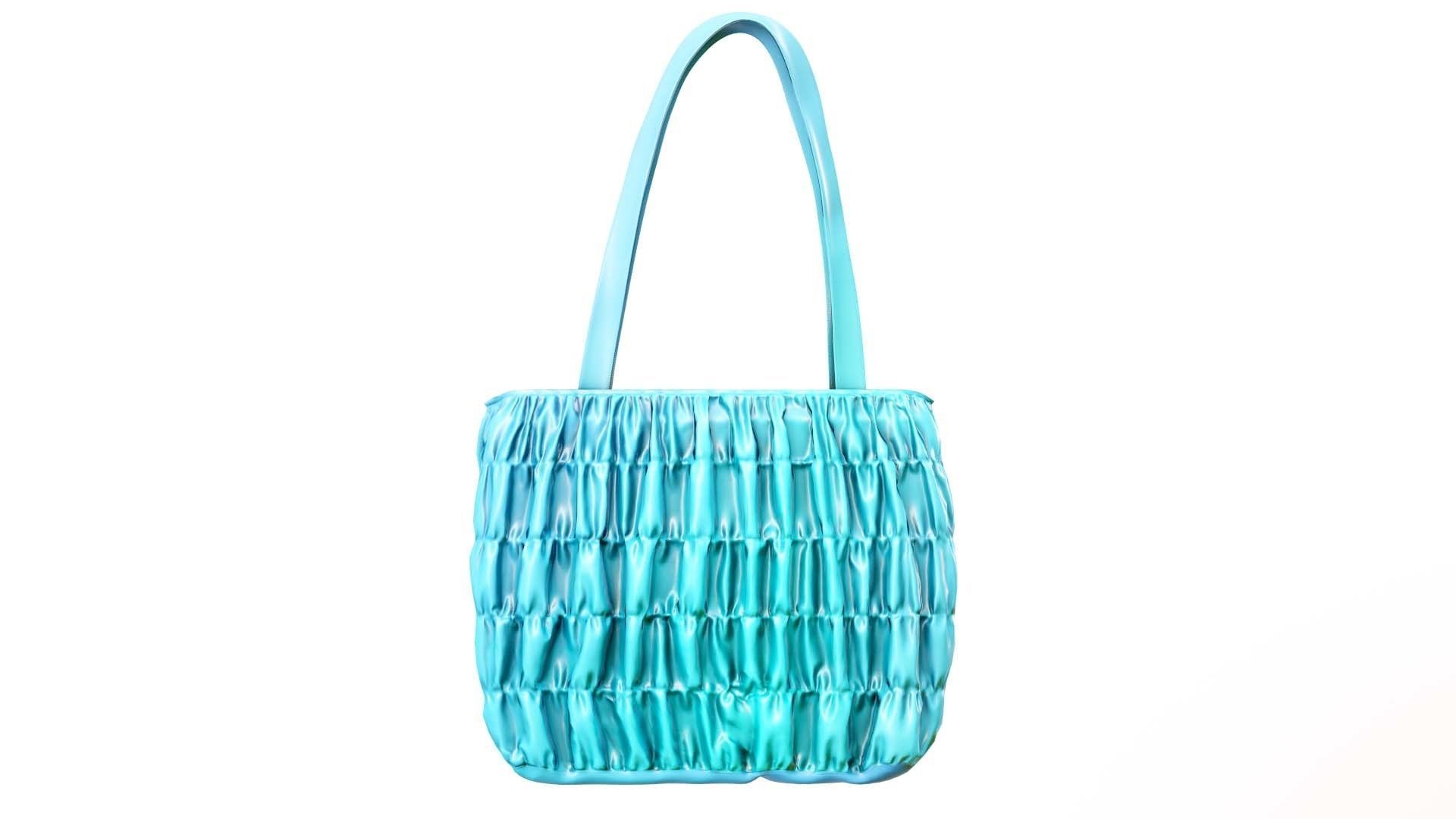 Elegant Woman Handbag Low-poly 3D model_6