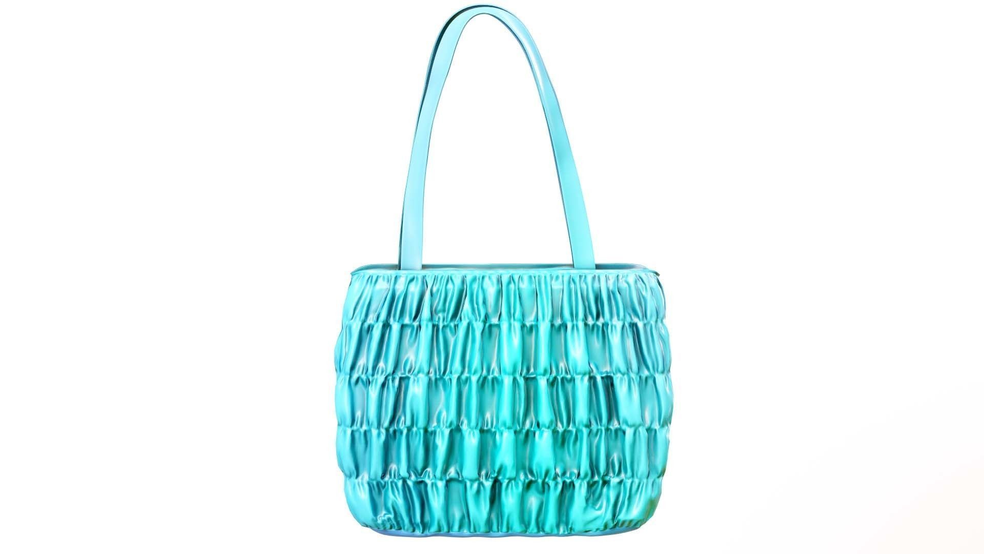 Elegant Woman Handbag Low-poly 3D model_4