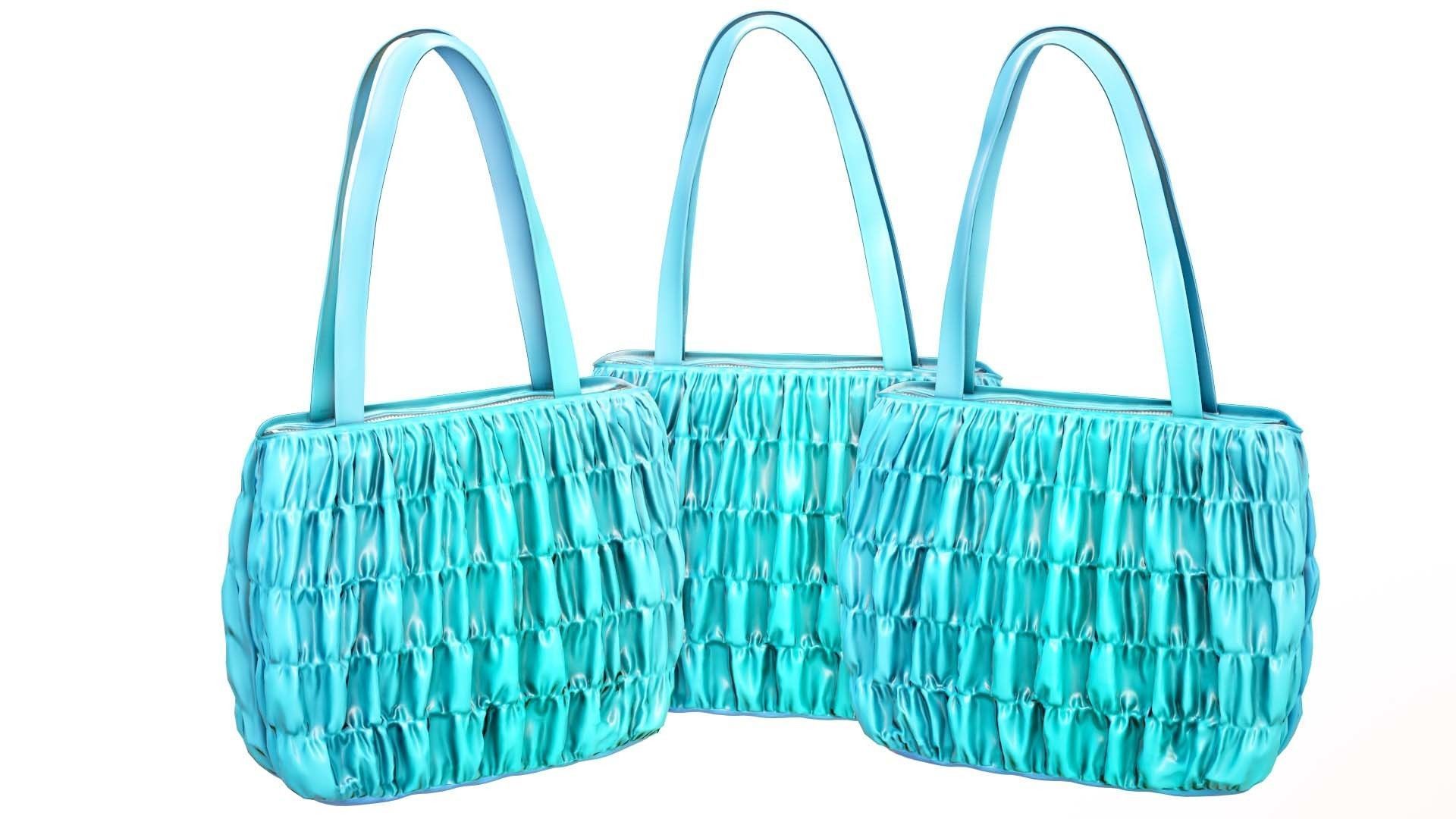 Elegant Woman Handbag Low-poly 3D model_9