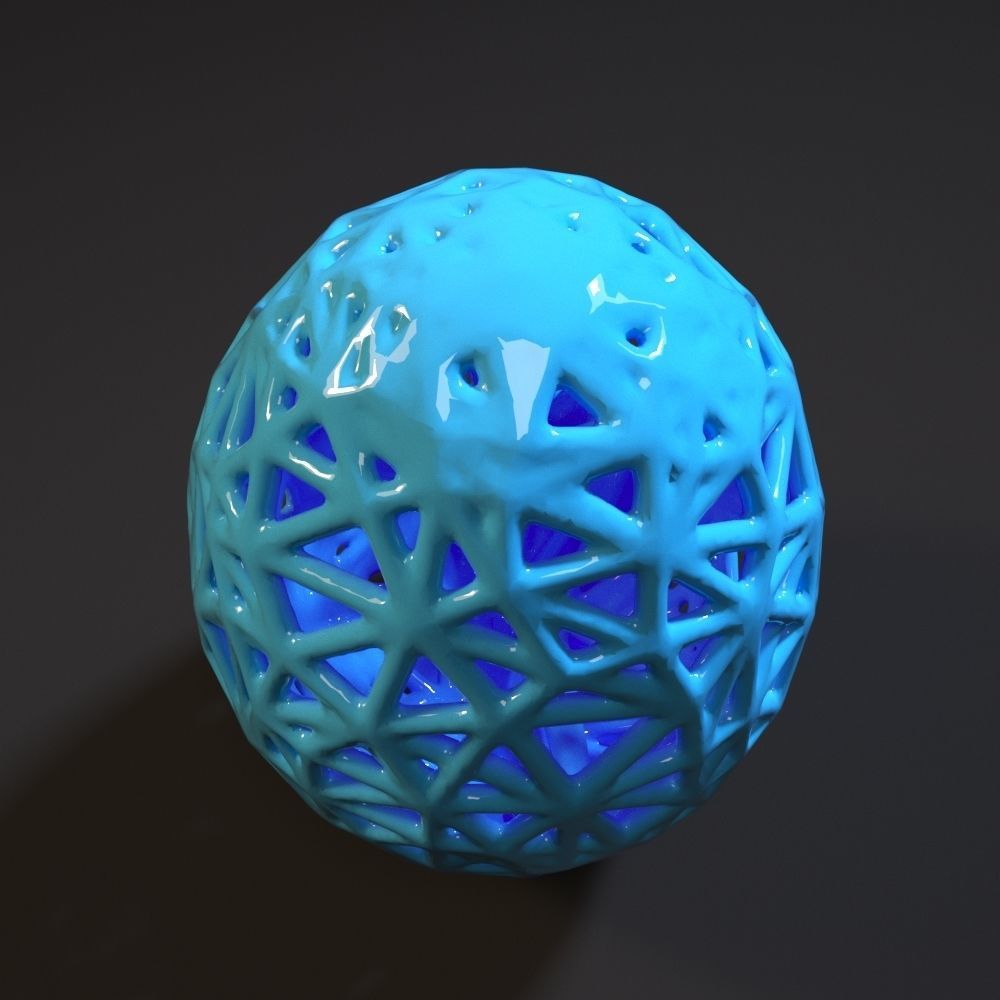 The Egg easter made of plastic 3D print model_4