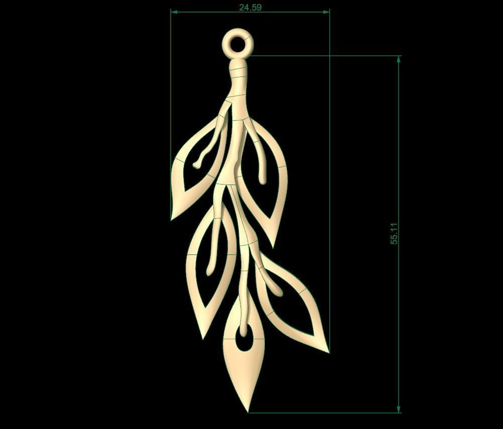 Pendant 122 3D print model_6