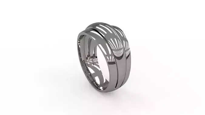 Men Band Ring 38