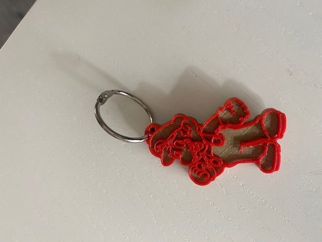 llavero Mario 3D model_4