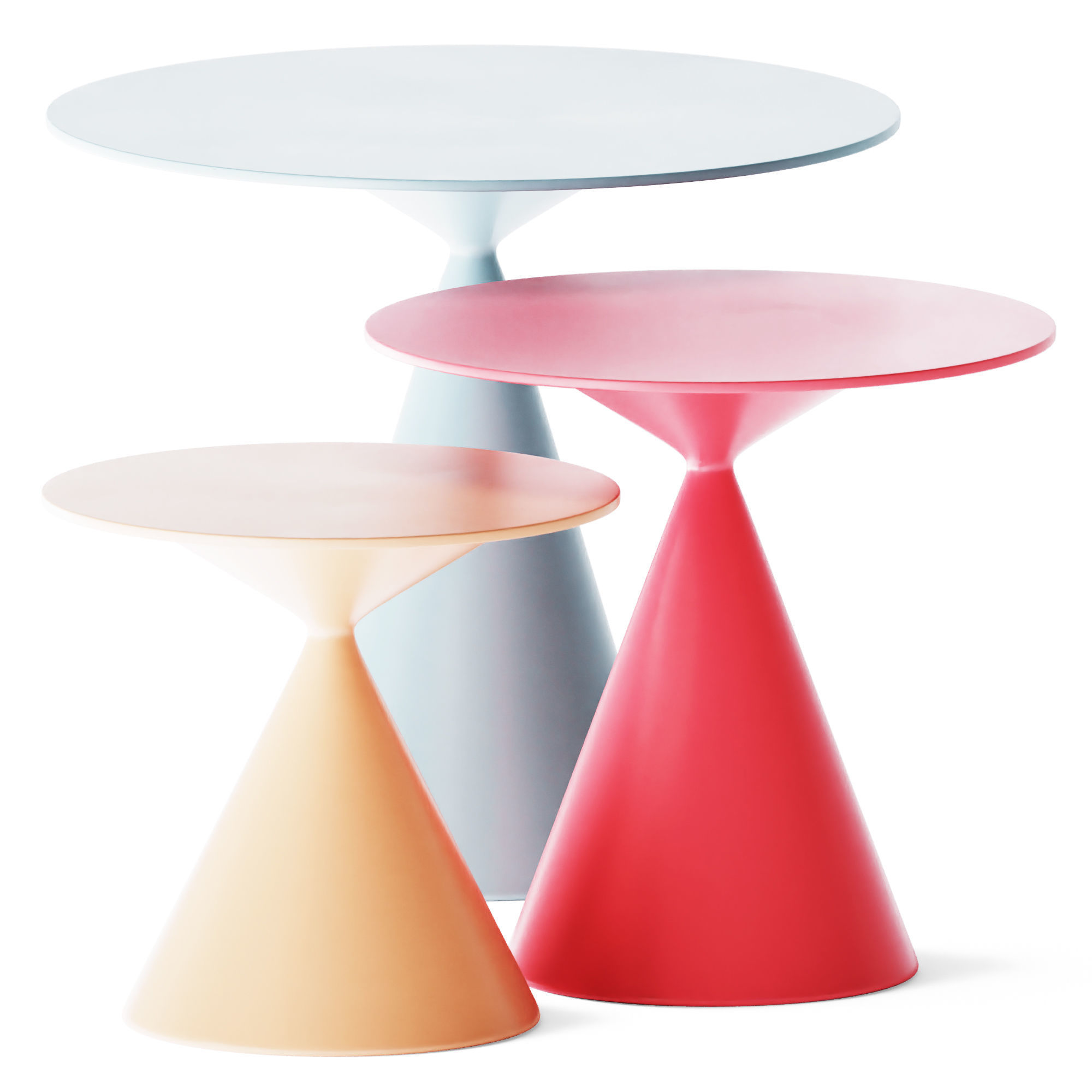 Mini Coffee Tables by Desalto 3D model_1