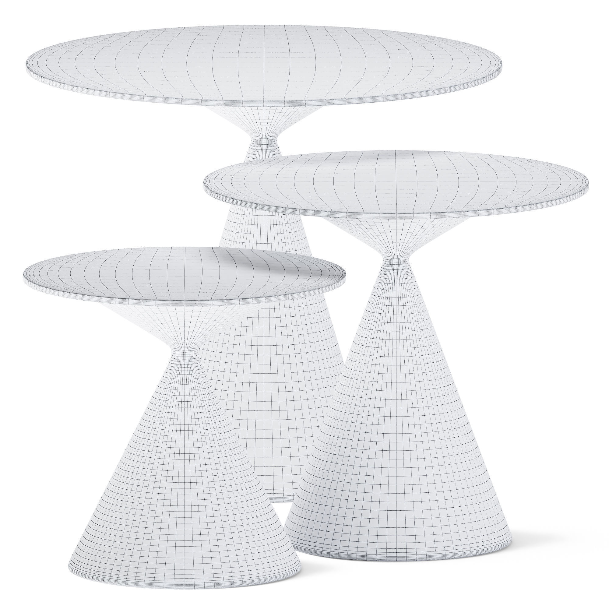 Mini Coffee Tables by Desalto 3D model_2