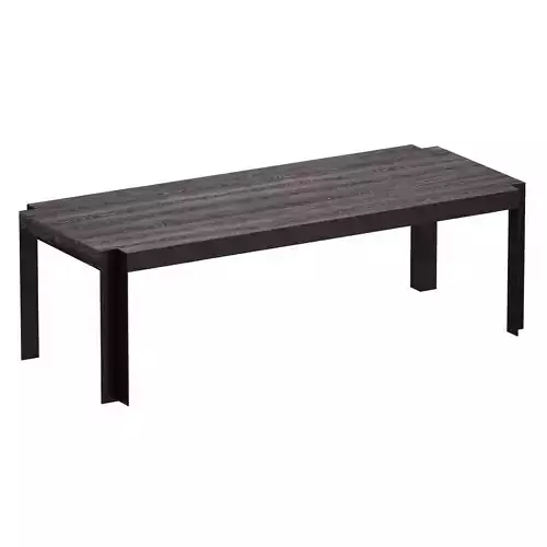 Stijl Black Wood Dining Table Crate and Barrel