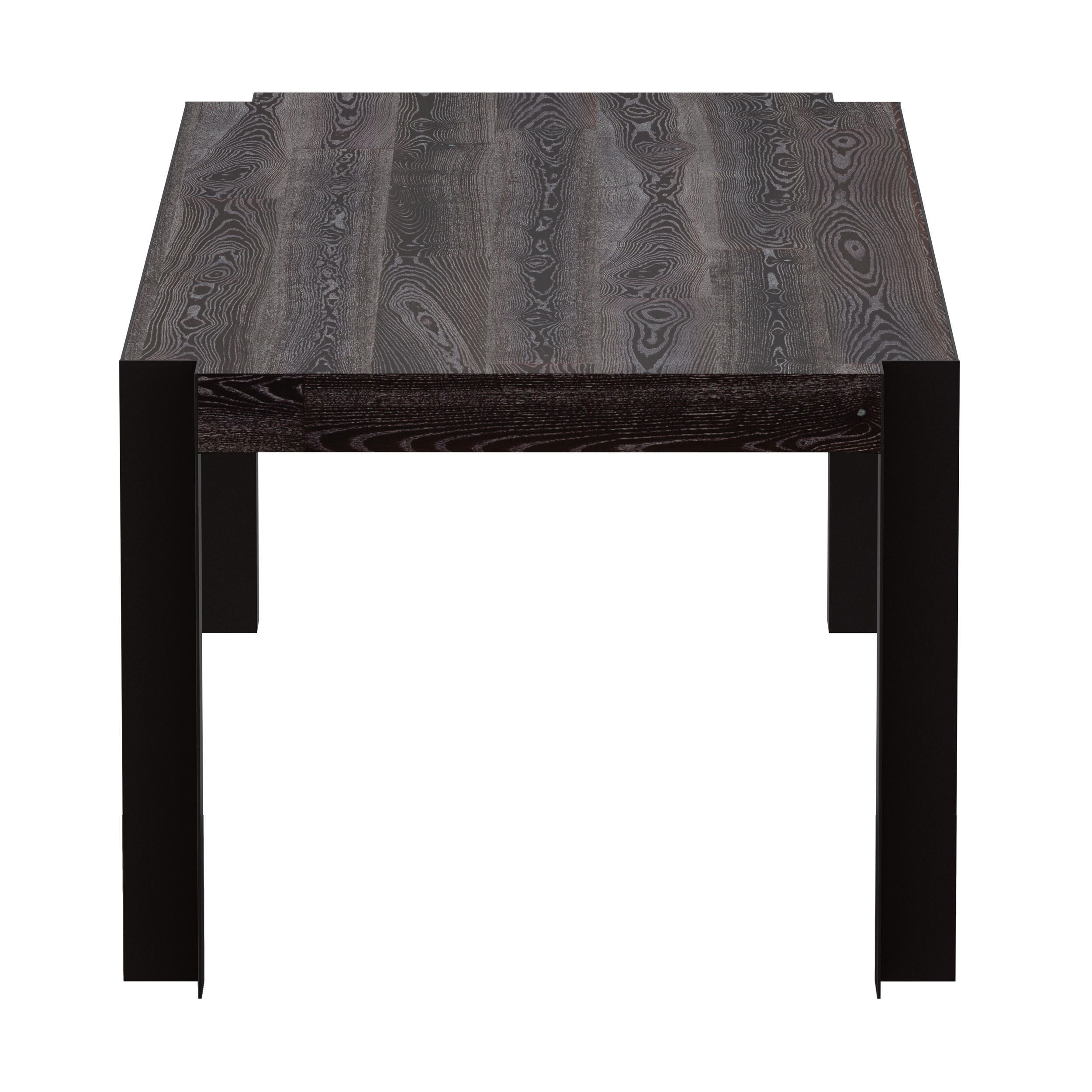 Stijl Black Wood Dining Table Crate and Barrel Low-poly 3D model_6