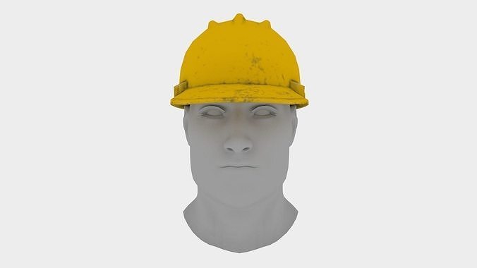Hard hat Low-poly 3D model