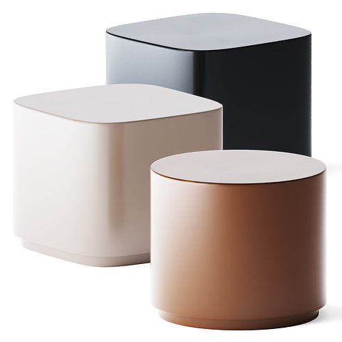 Bobo Coffee Tables by Meridiani  3D model