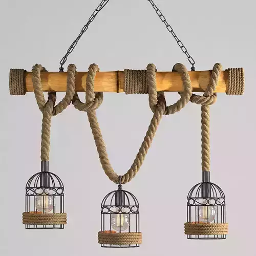 Chandelier Loft Rope Chandelier