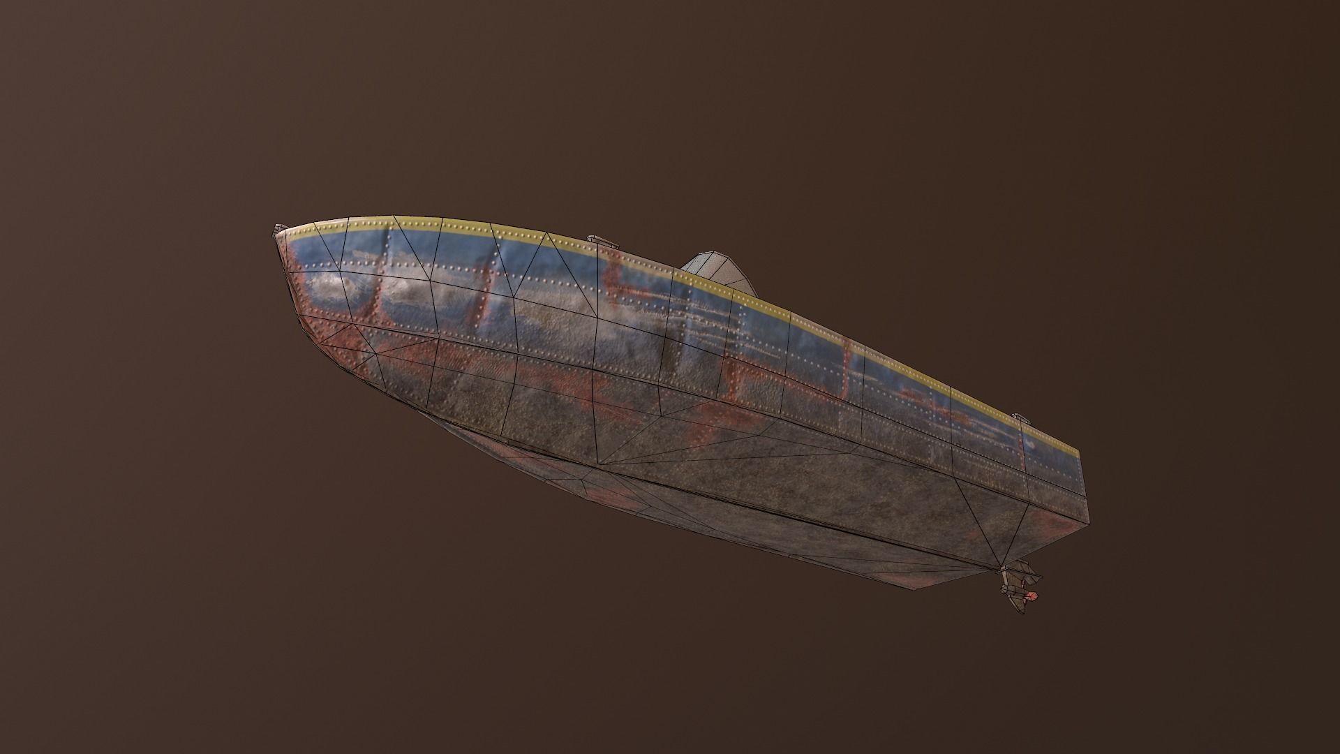 Boat Progress 2 Low-poly 3D model_3