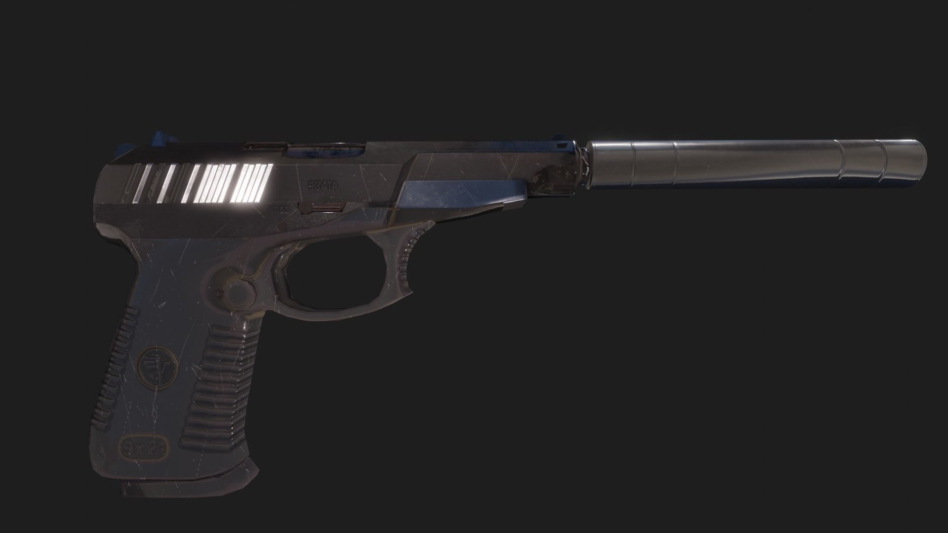 Sniper Assasin Low-poly 3D model_19