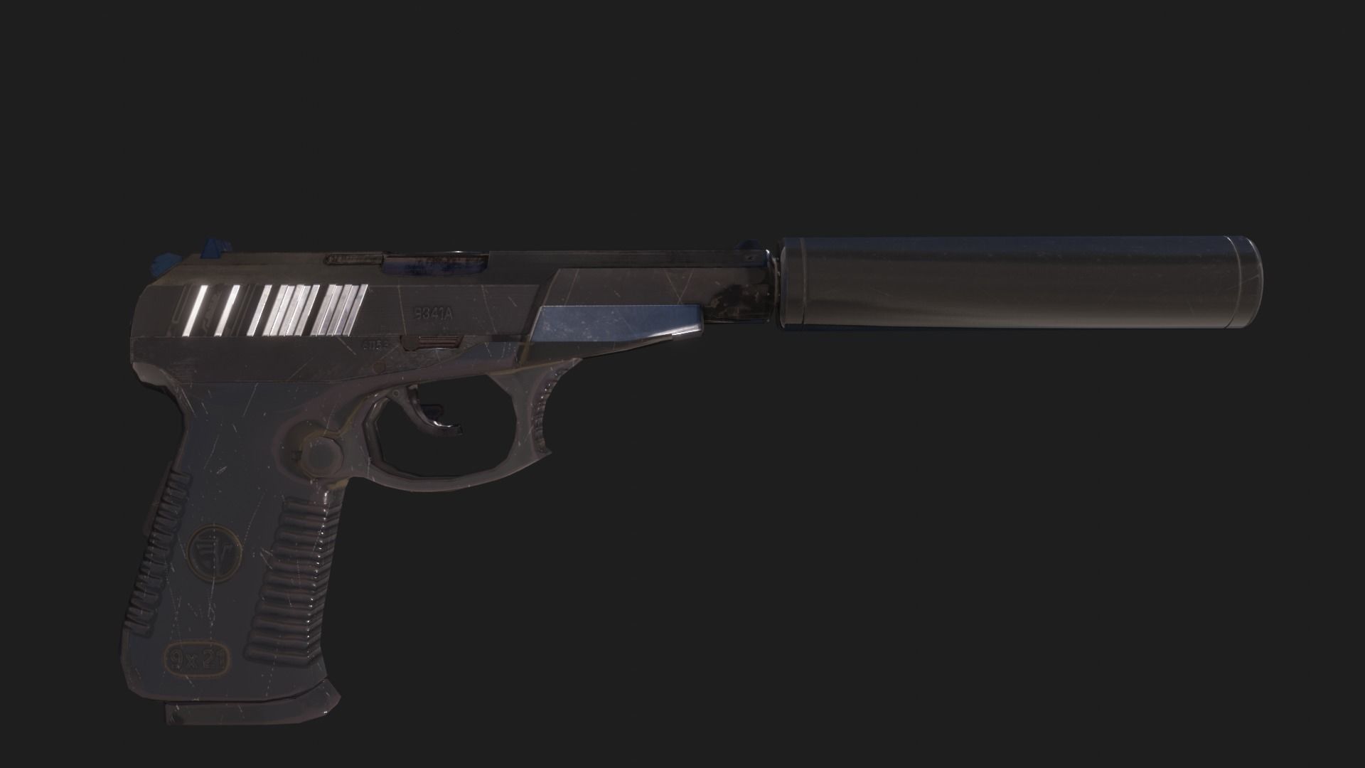 Sniper Assasin Low-poly 3D model_37