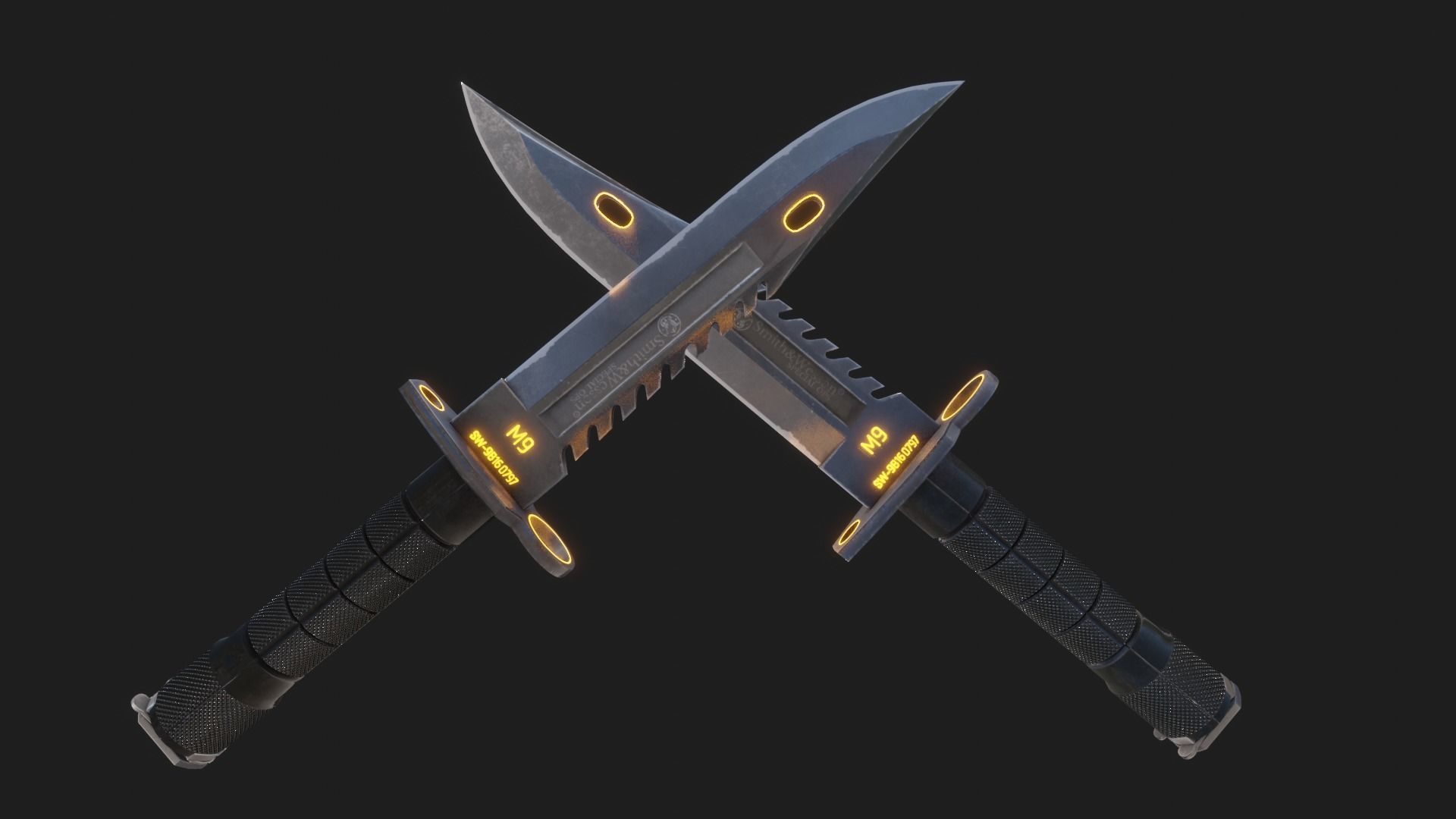 Sniper Assasin Low-poly 3D model_16