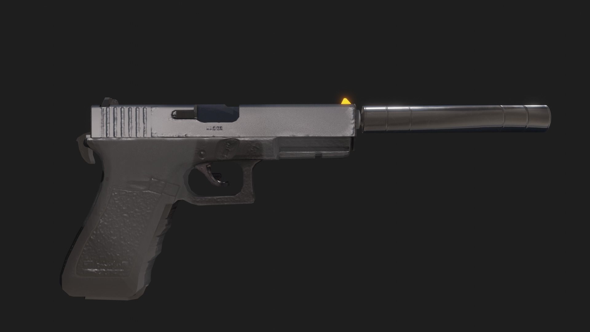 Sniper Assasin Low-poly 3D model_24