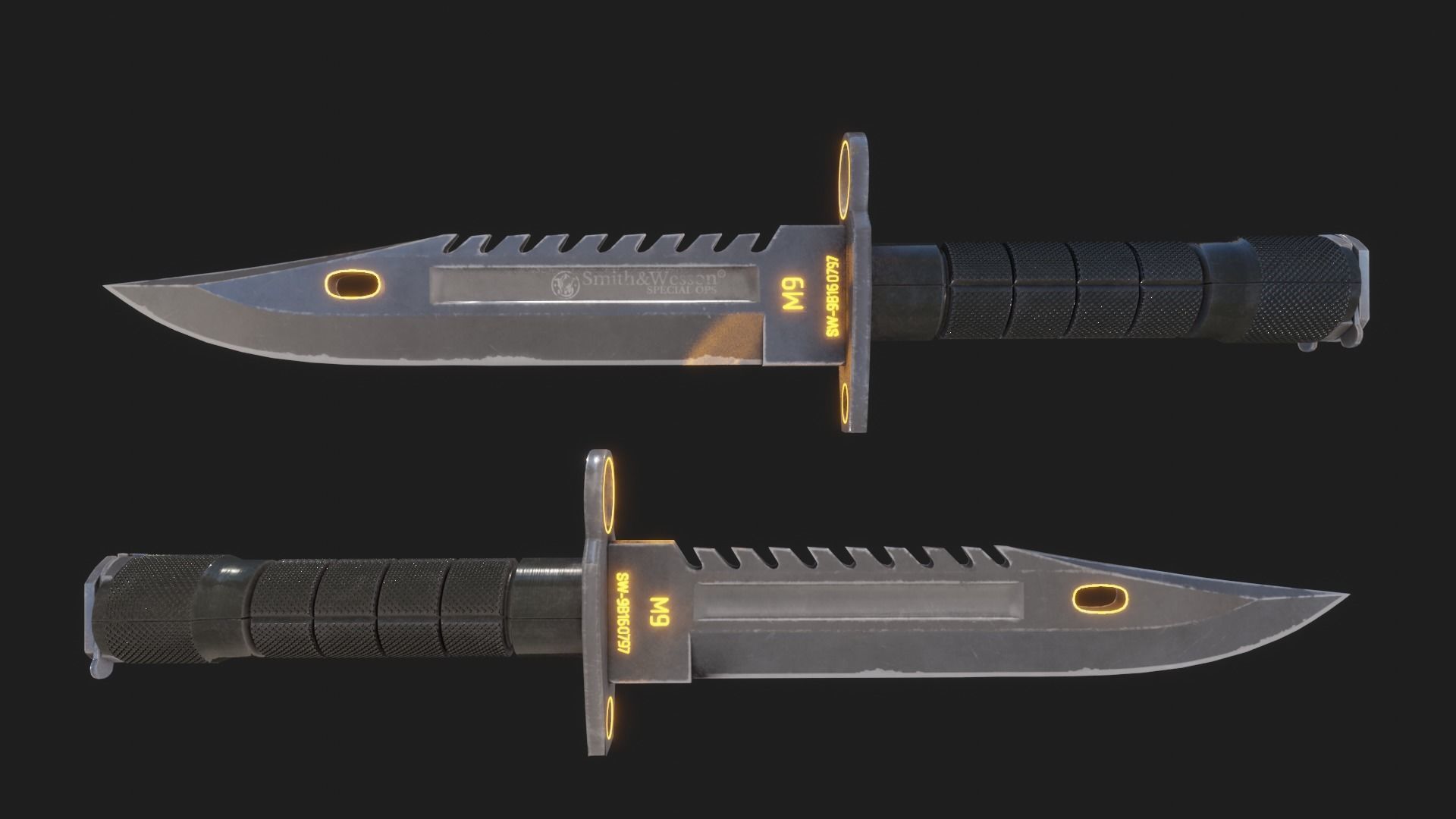 Sniper Assasin Low-poly 3D model_10