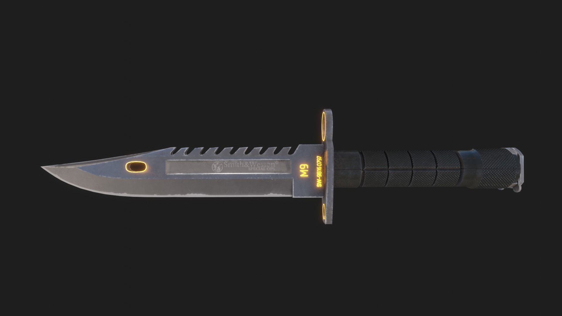 Sniper Assasin Low-poly 3D model_13