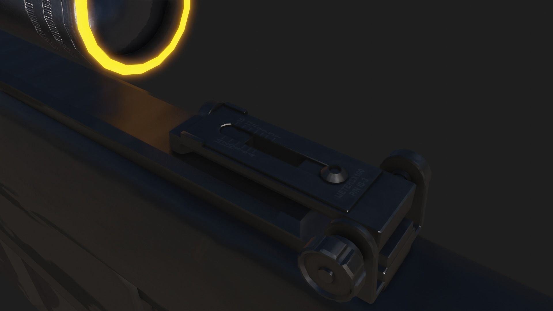 Sniper Assasin Low-poly 3D model_8