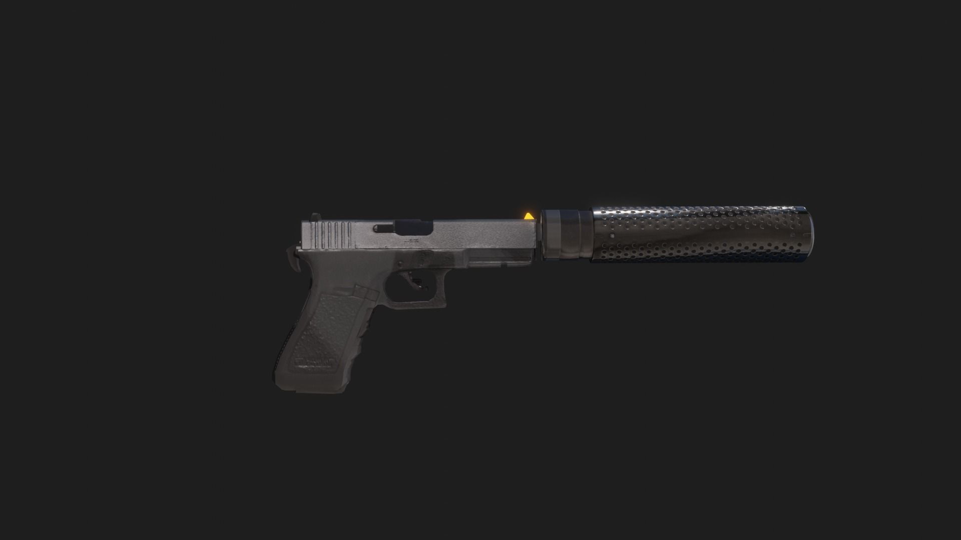 Sniper Assasin Low-poly 3D model_36