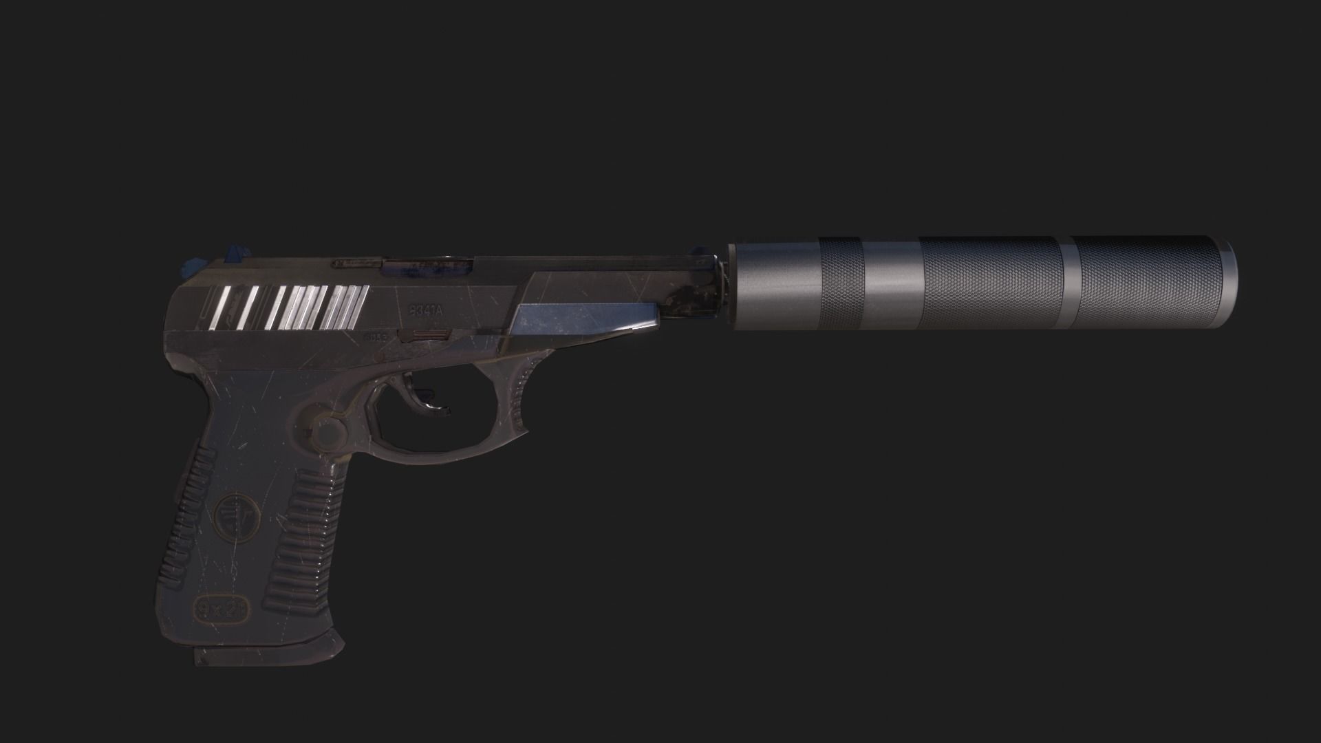 Sniper Assasin Low-poly 3D model_39