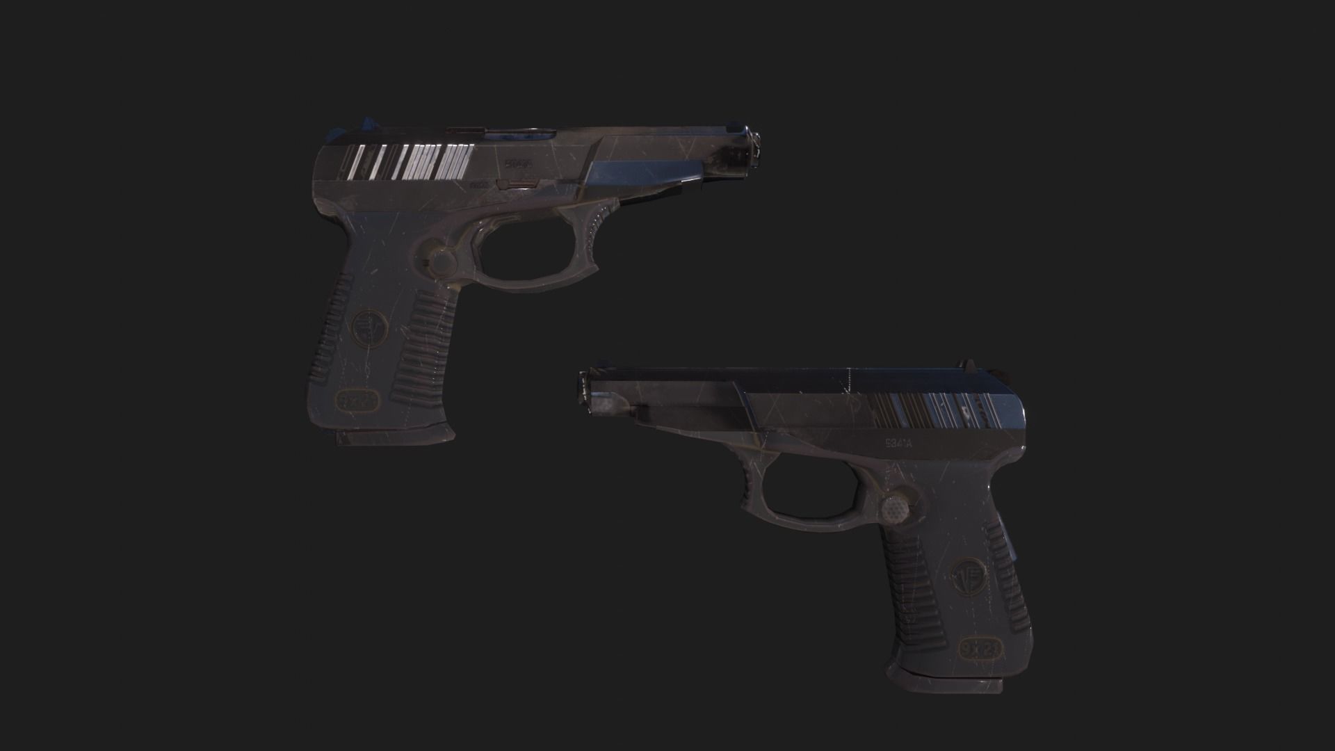 Sniper Assasin Low-poly 3D model_17