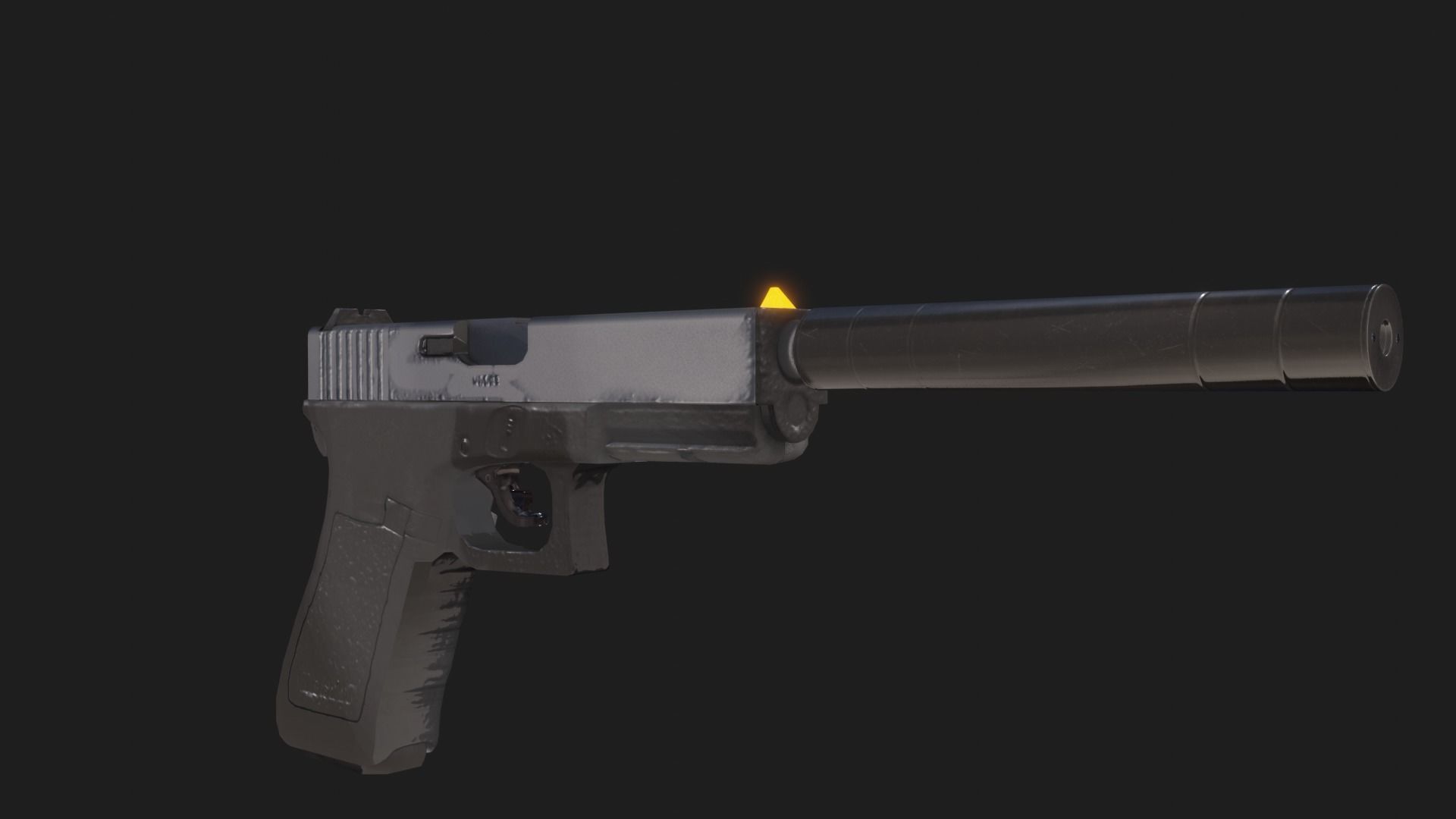 Sniper Assasin Low-poly 3D model_27