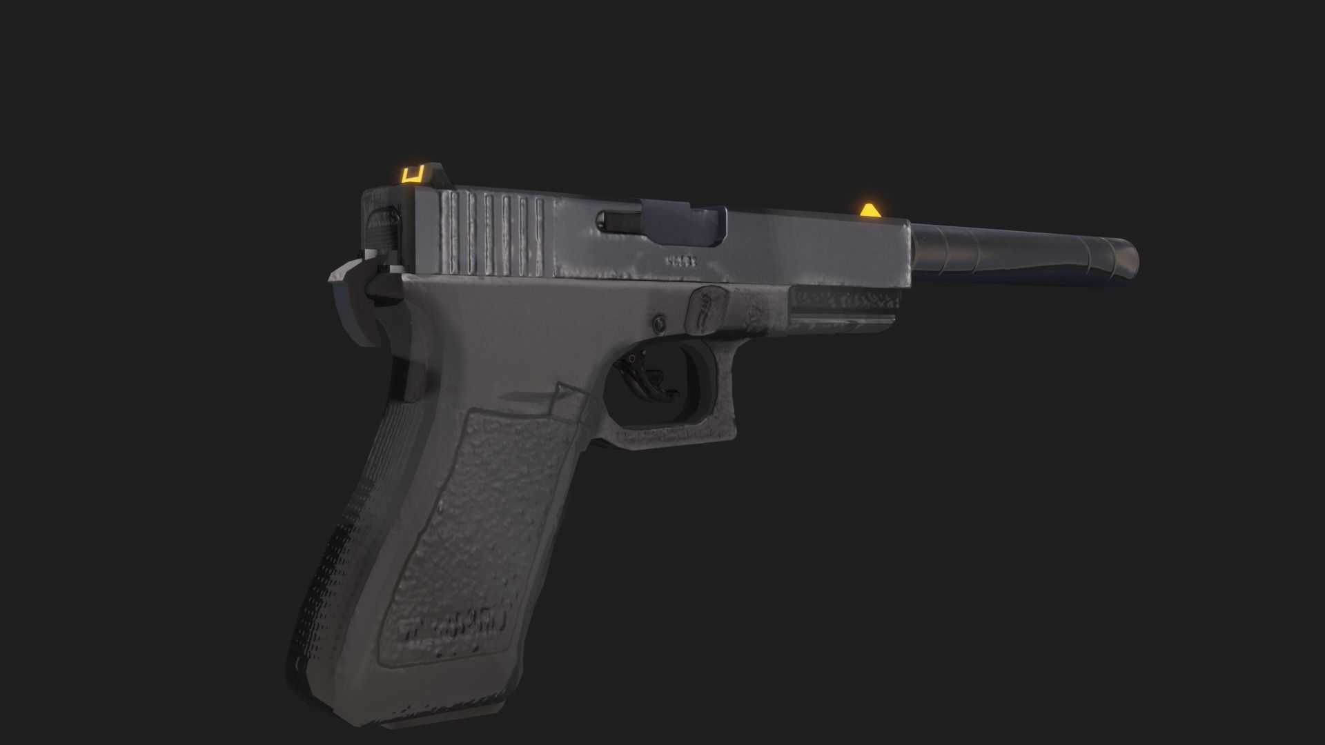 Sniper Assasin Low-poly 3D model_26