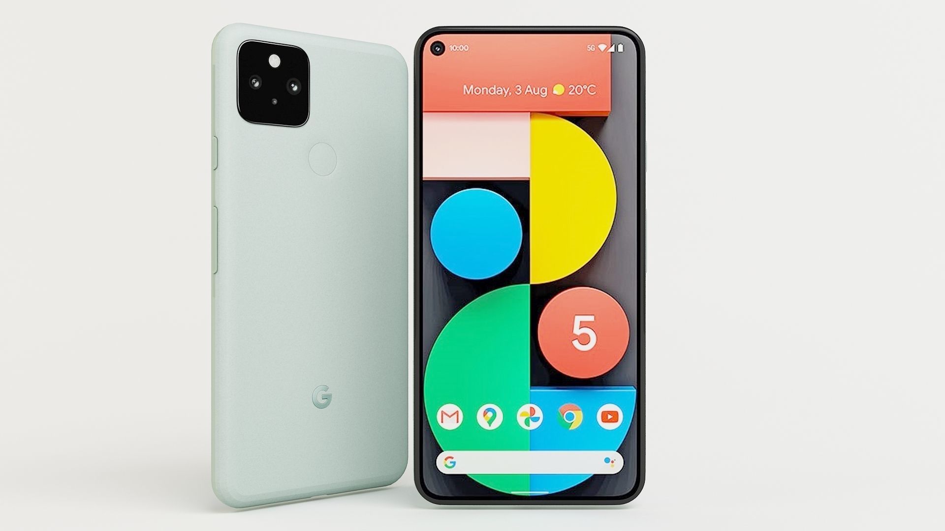 Google Pixel 5 3D model_1