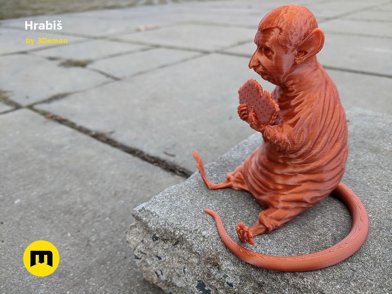 Hrabis - Caricature of Czech premier 3D print model_5