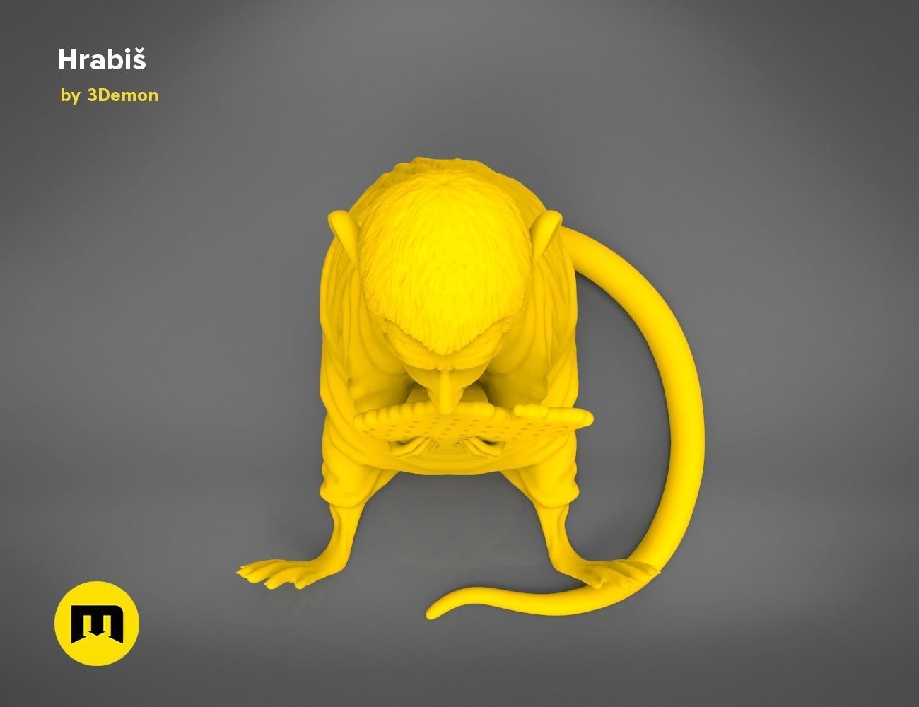 Hrabis - Caricature of Czech premier 3D print model_25