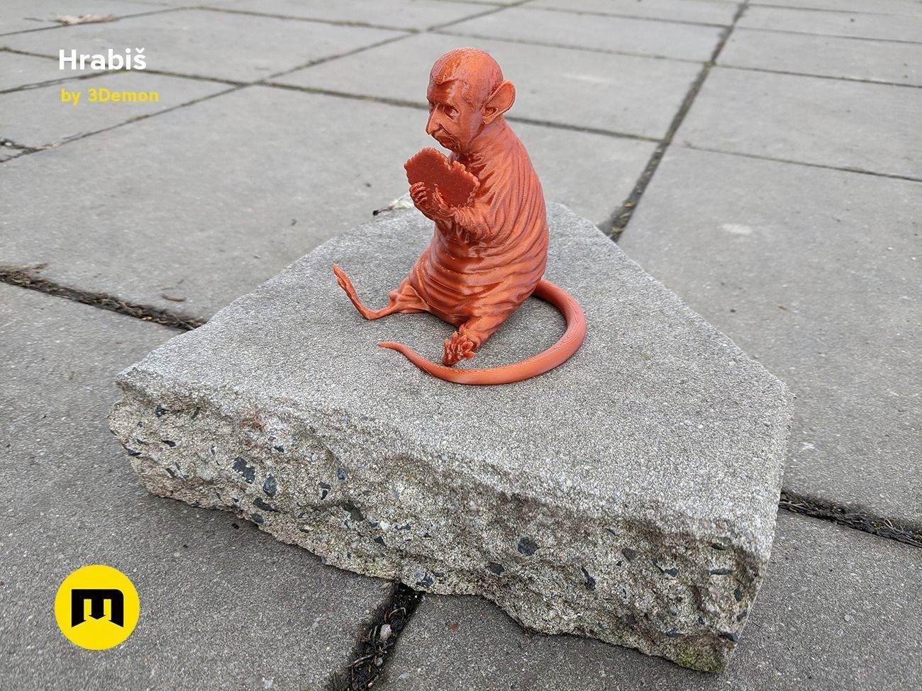 Hrabis - Caricature of Czech premier 3D print model_2