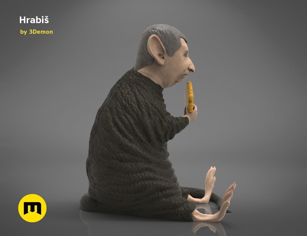 Hrabis - Caricature of Czech premier 3D print model_16