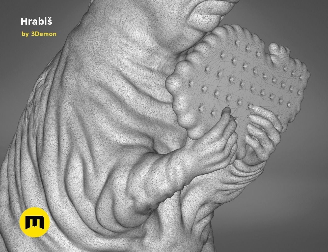 Hrabis - Caricature of Czech premier 3D print model_28