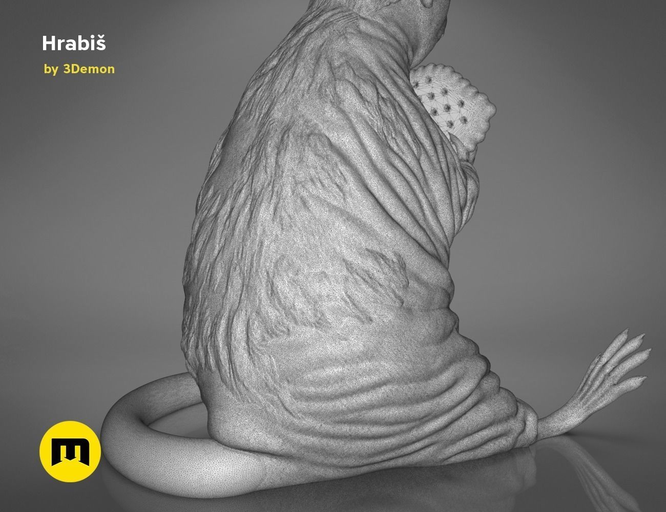 Hrabis - Caricature of Czech premier 3D print model_30