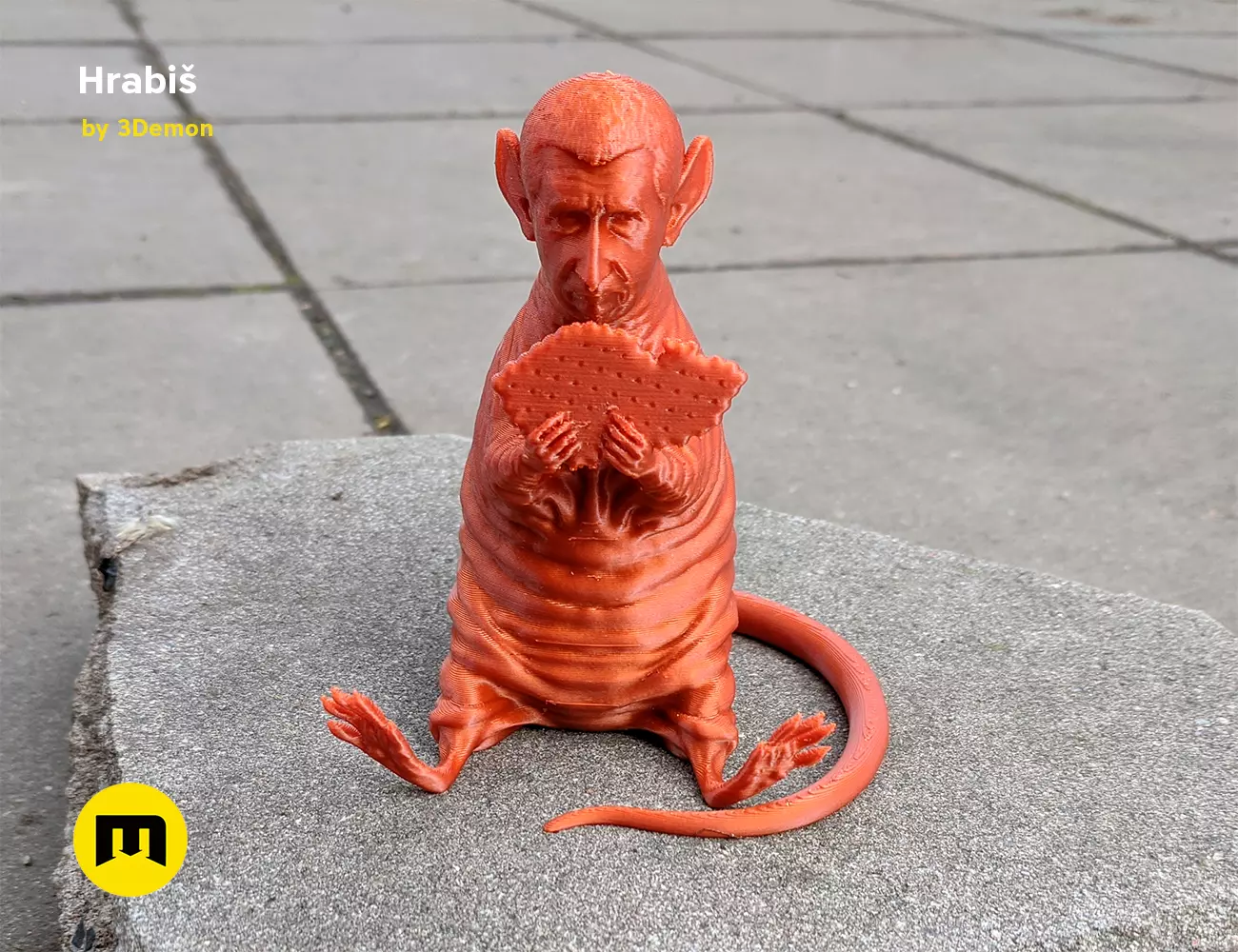 Hrabis - Caricature of Czech premier 3D print model_0