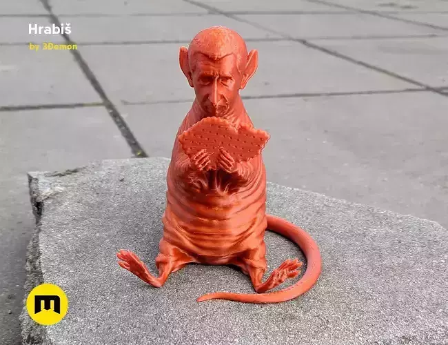 Hrabis - Caricature of Czech premier 3D print model