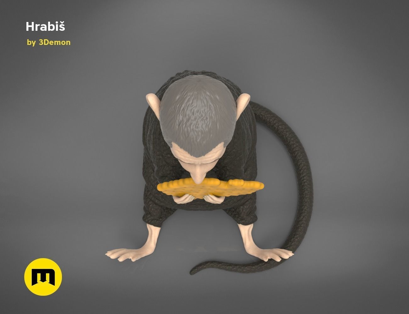 Hrabis - Caricature of Czech premier 3D print model_15