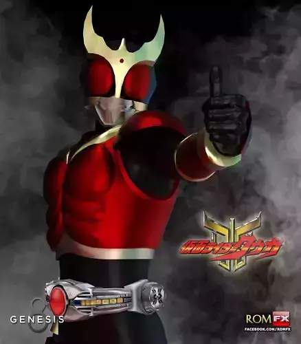 Kamen Rider Kuuga For G8M 3D model