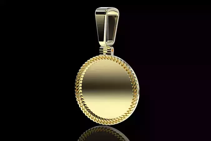 Cuban Links Pendant 1 Inch 3D print model
