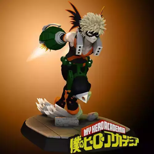 Bakugo - My Hero Academia 3D print model