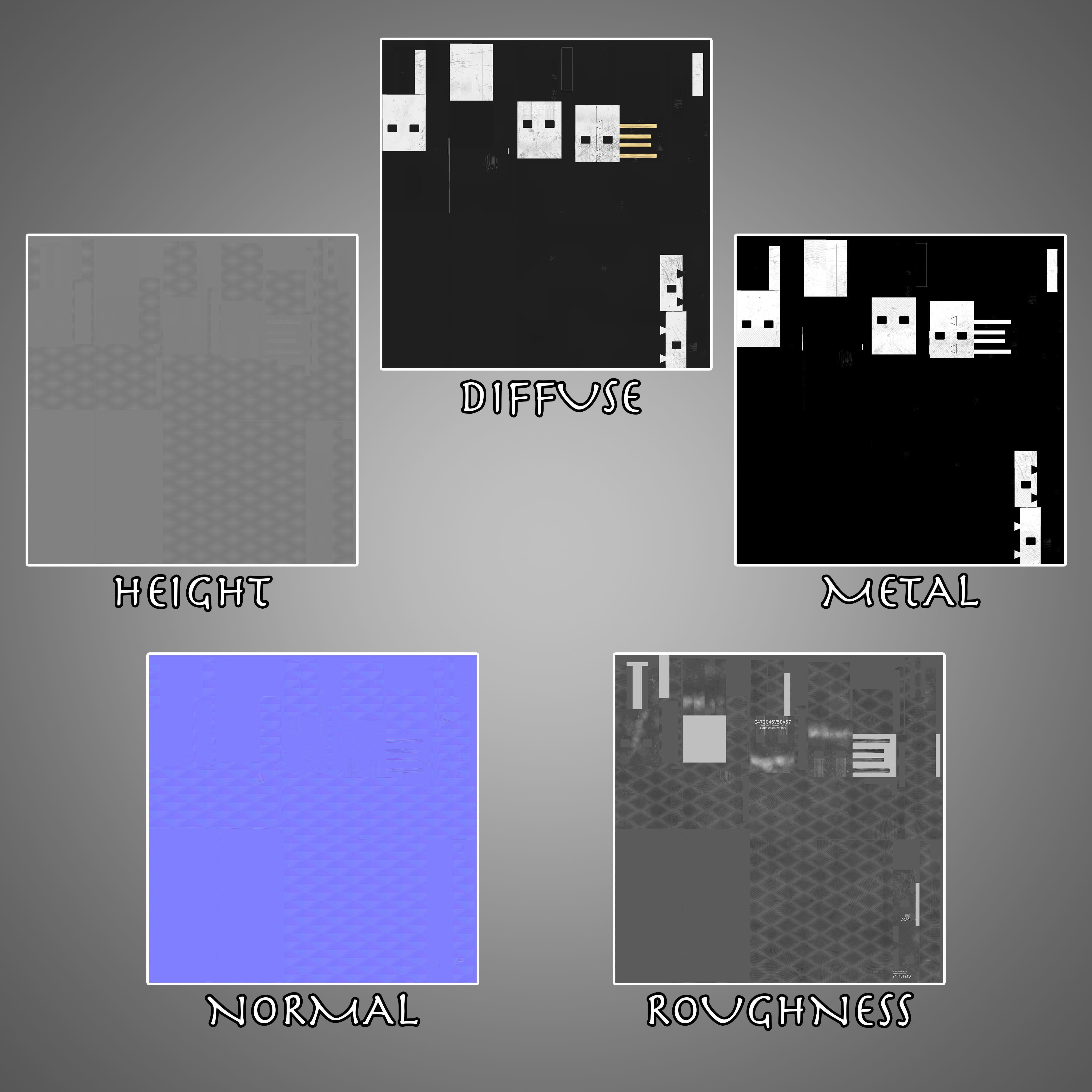 Used USB flash drive Low-poly 3D model_4