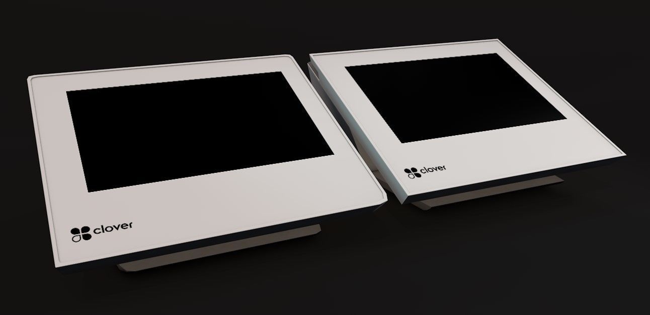Terminal POS Clover Big 3D model_6