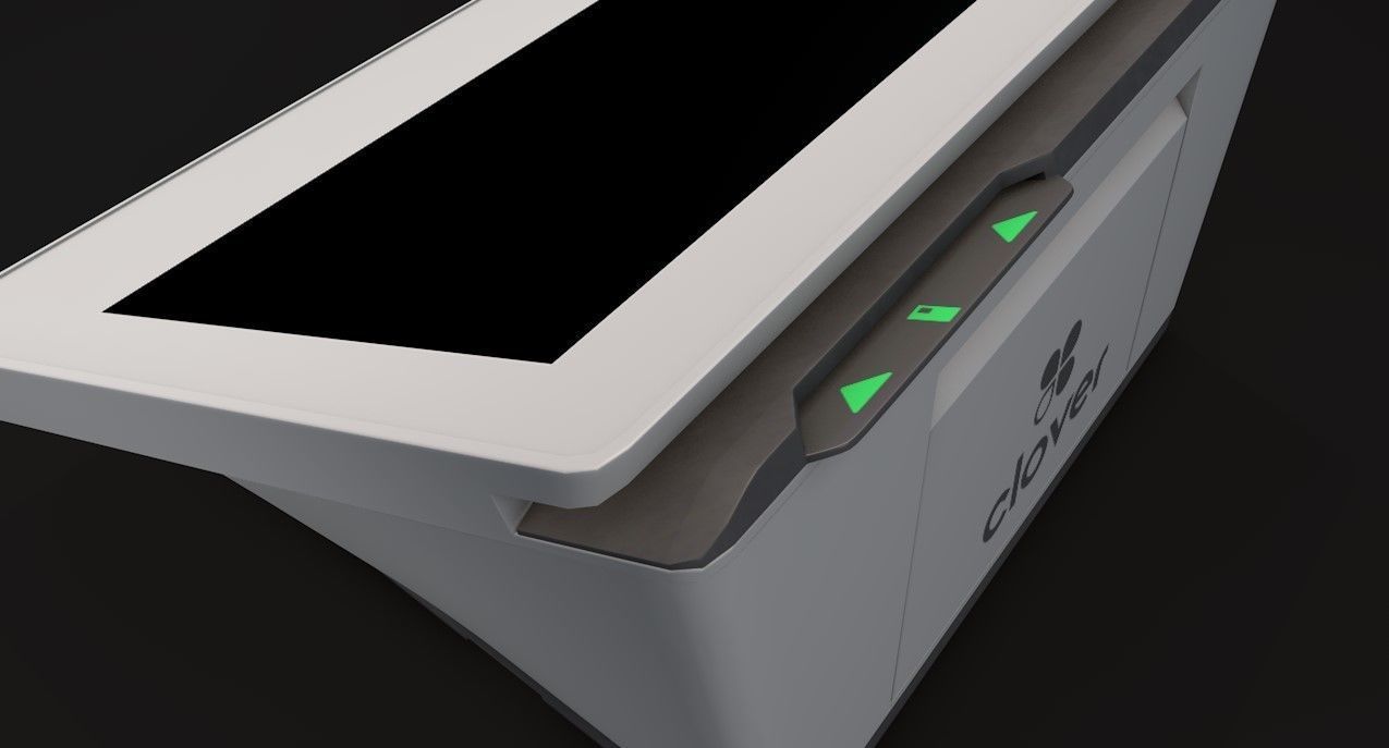 Terminal POS Clover Big 3D model_3