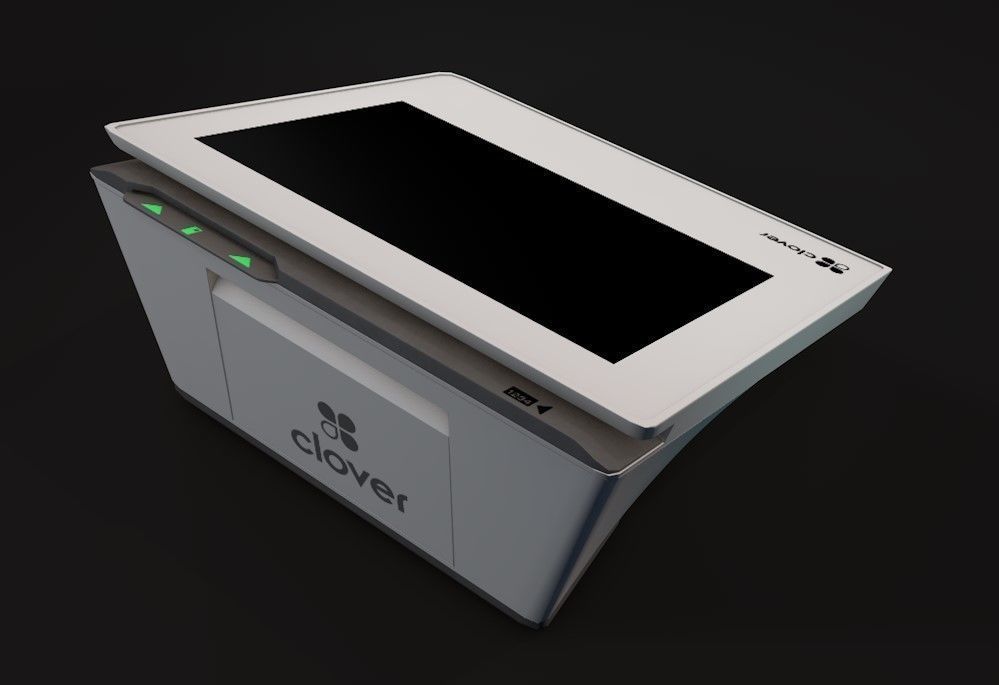 Terminal POS Clover Big 3D model_1